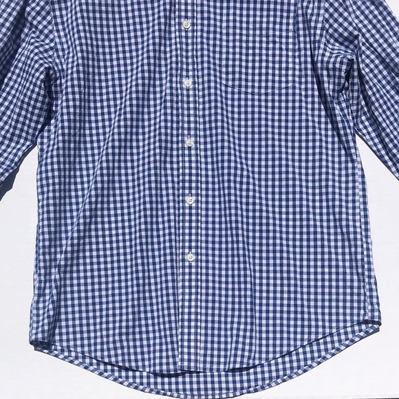 Croft & Barrow Men's Fitted Gingham Dress Shirt - Picture 2 of 7